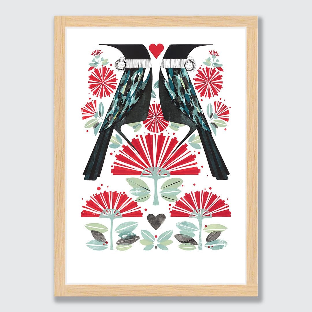 Aroha Nui Art Print by Holly Roach