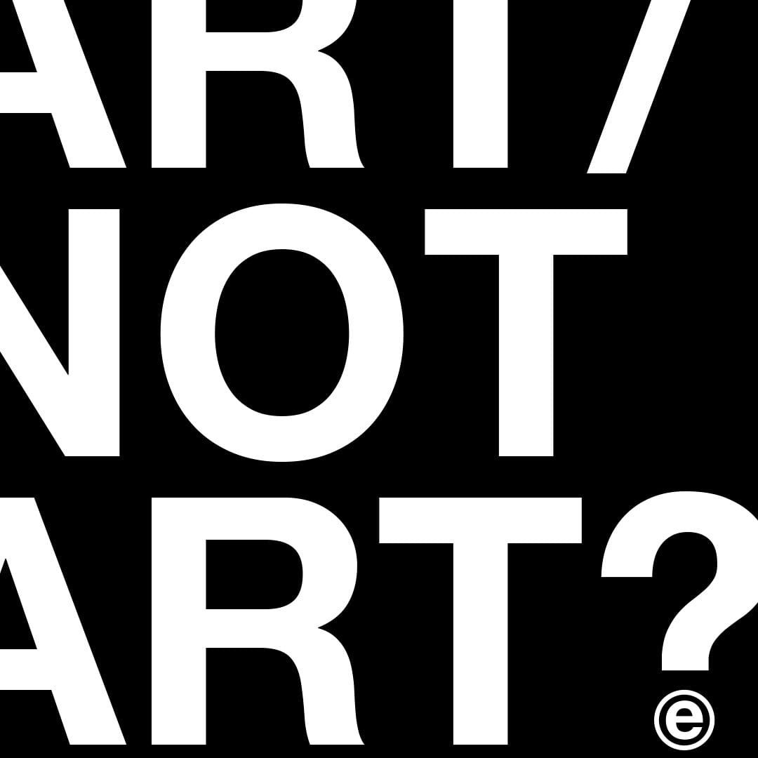 Art/Not Art? Art Print by endemicworld
