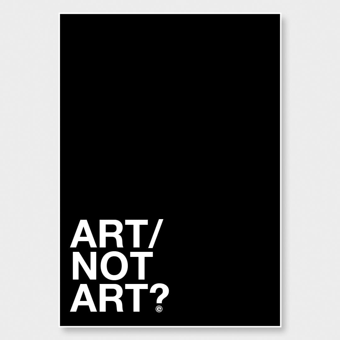 Art/Not Art? Art Print by endemicworld