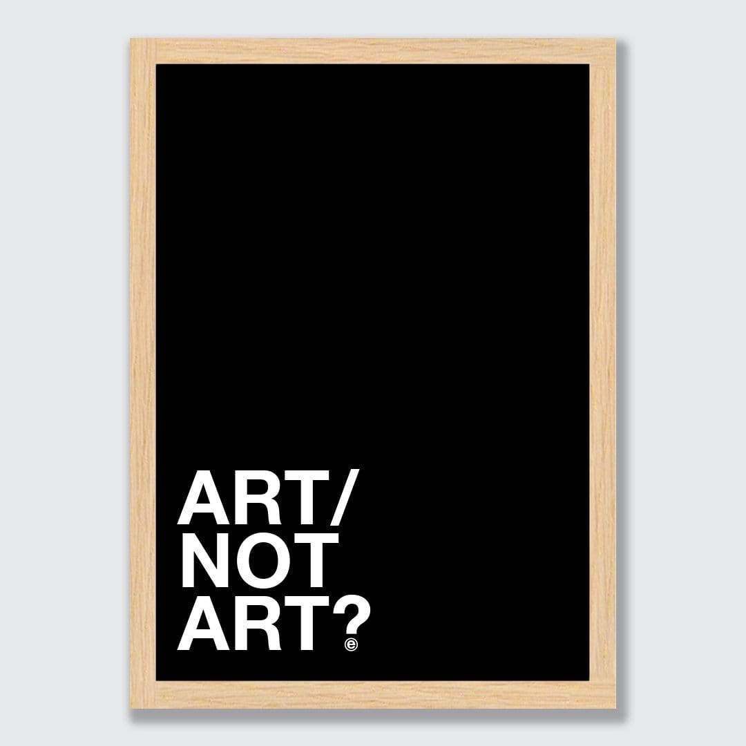 Art/Not Art? Art Print by endemicworld
