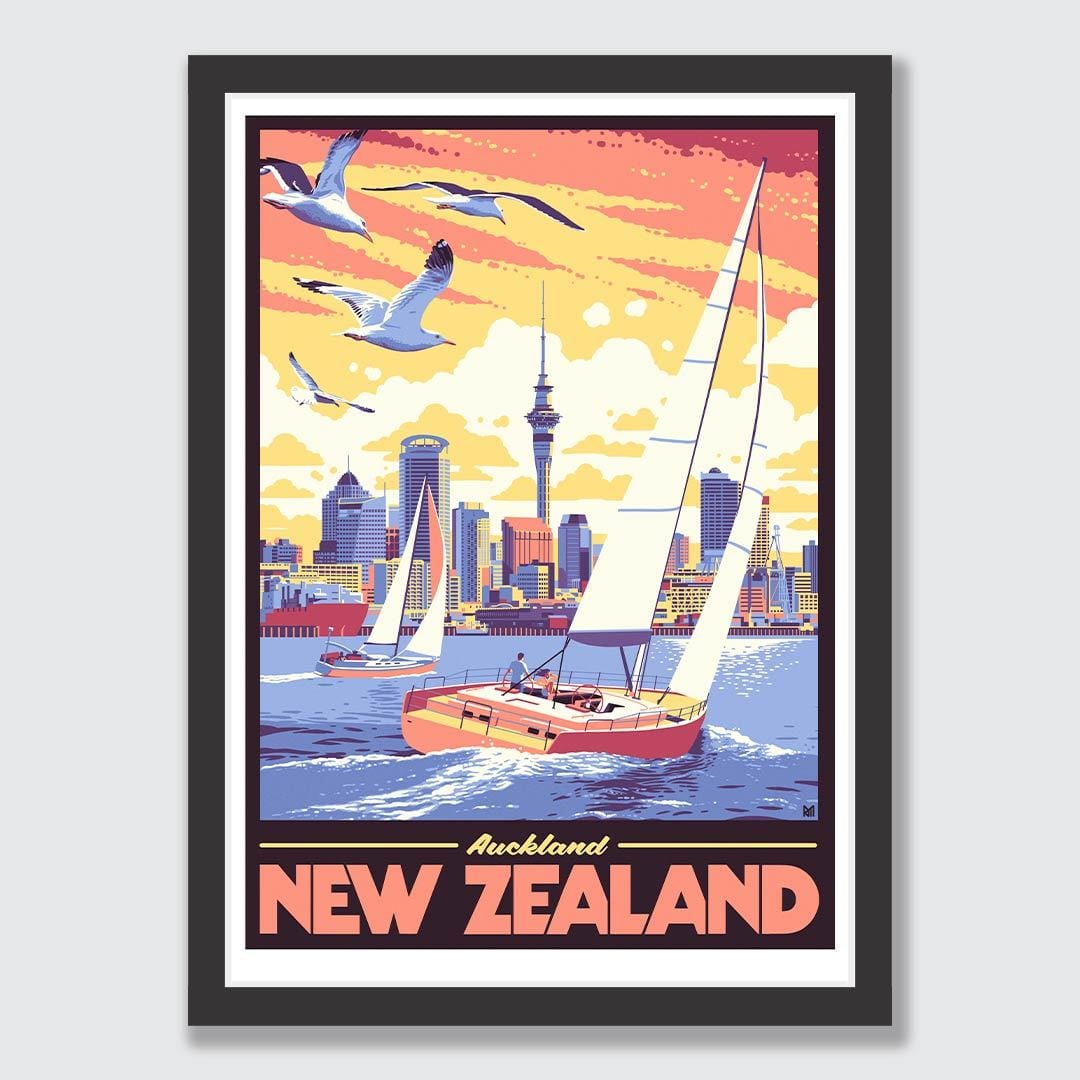 Auckland Art Print by Ross Murray