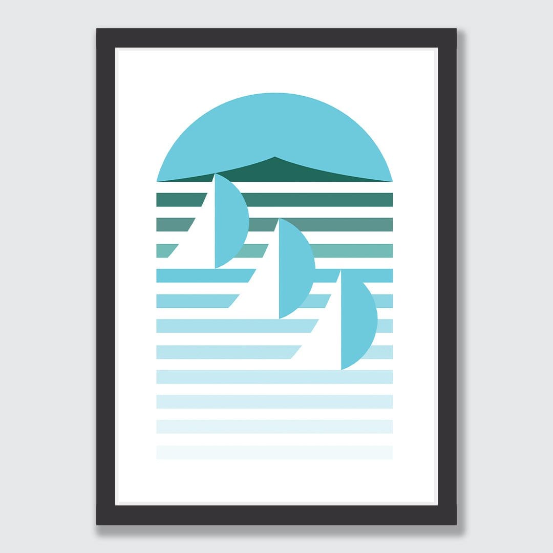 Auckland Scandi Art Print by OSLO