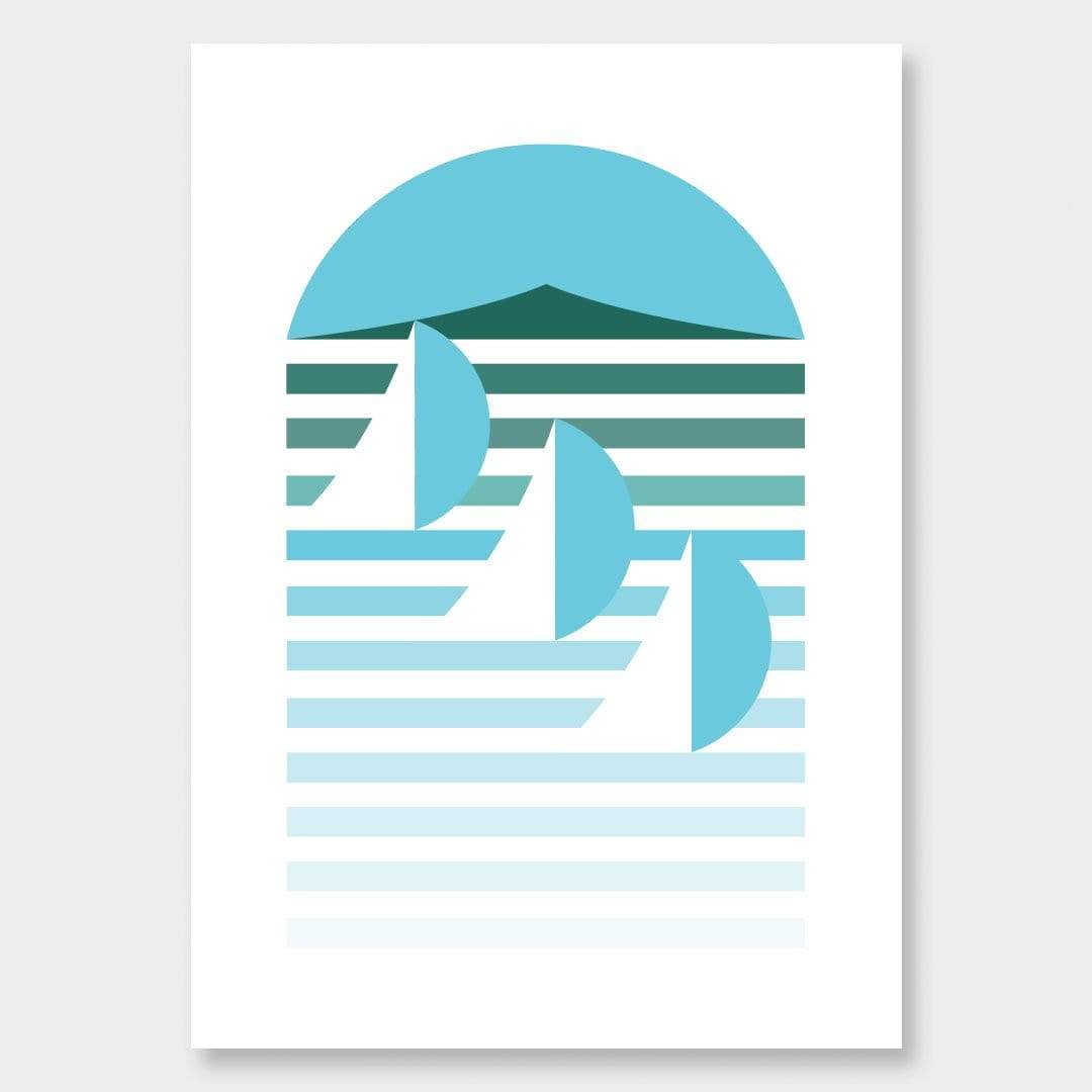 Auckland Scandi Art Print by OSLO