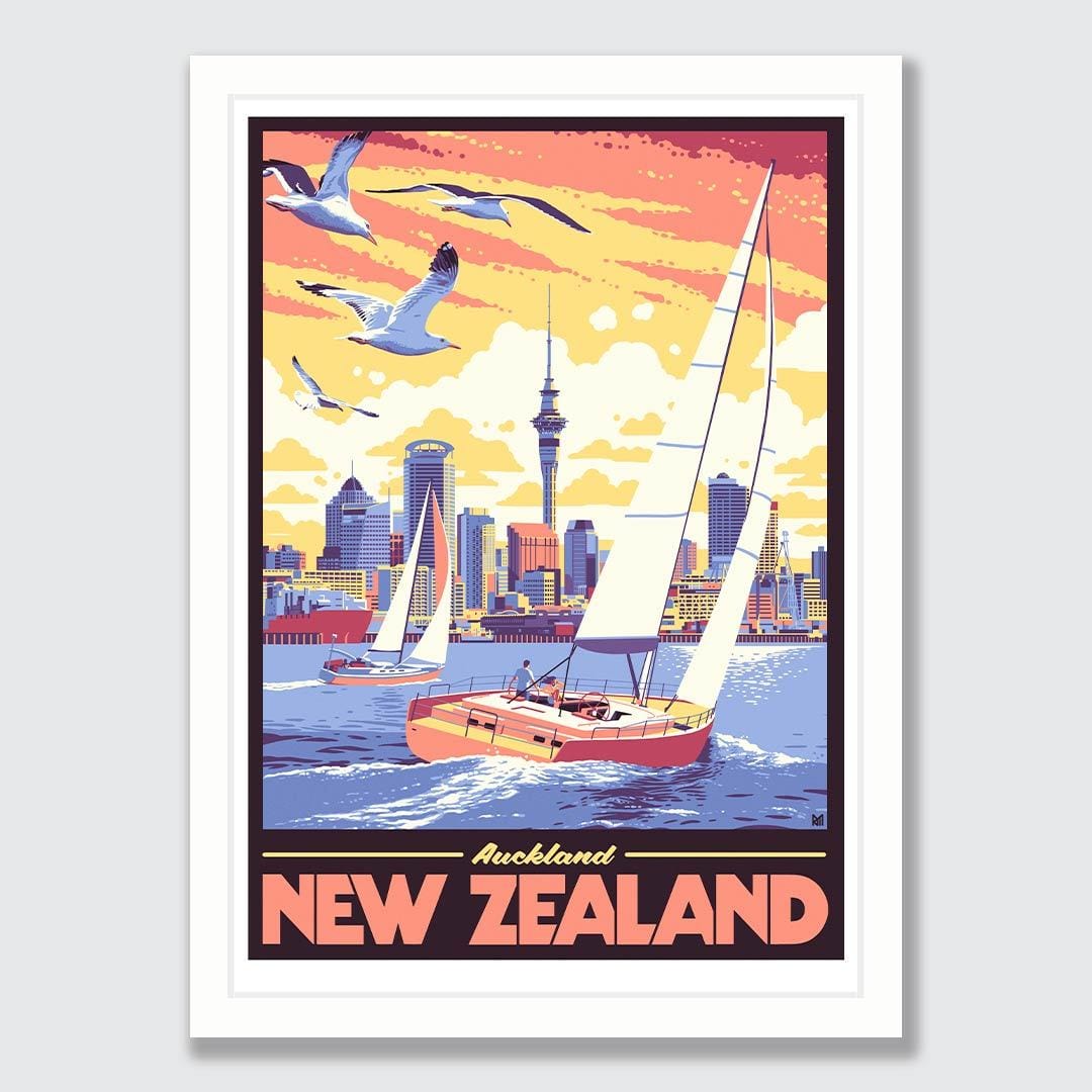Auckland Art Print by Ross Murray