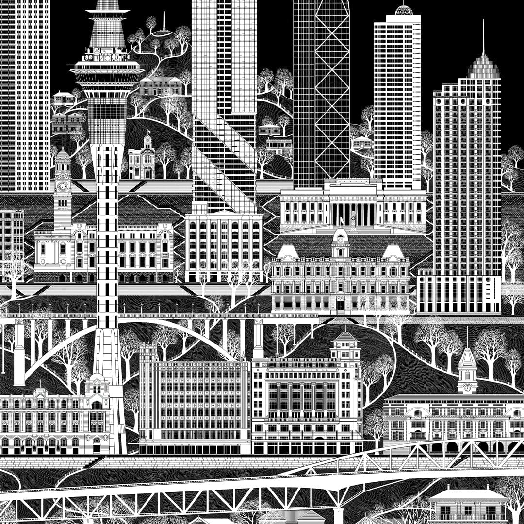 Auckland Reimagined Art Print by Glenn Mulholland