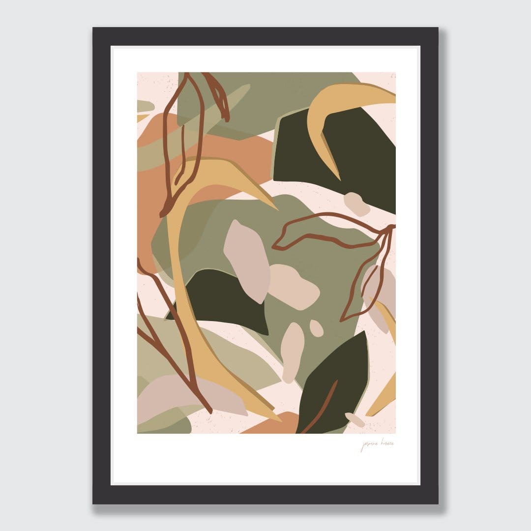 Autumn Leaf III Art Print by Jasmine Kroeze