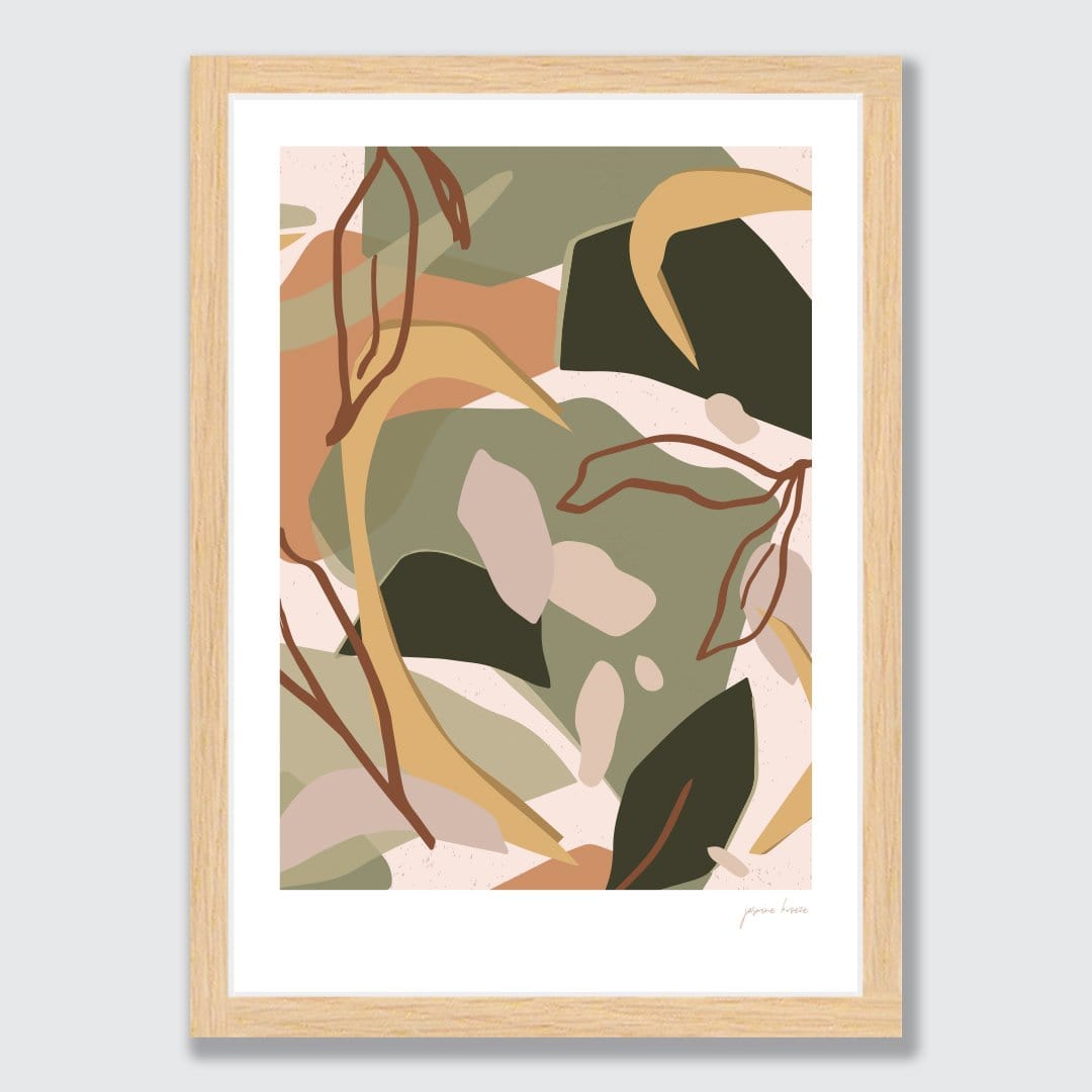 Autumn Leaf III Art Print by Jasmine Kroeze