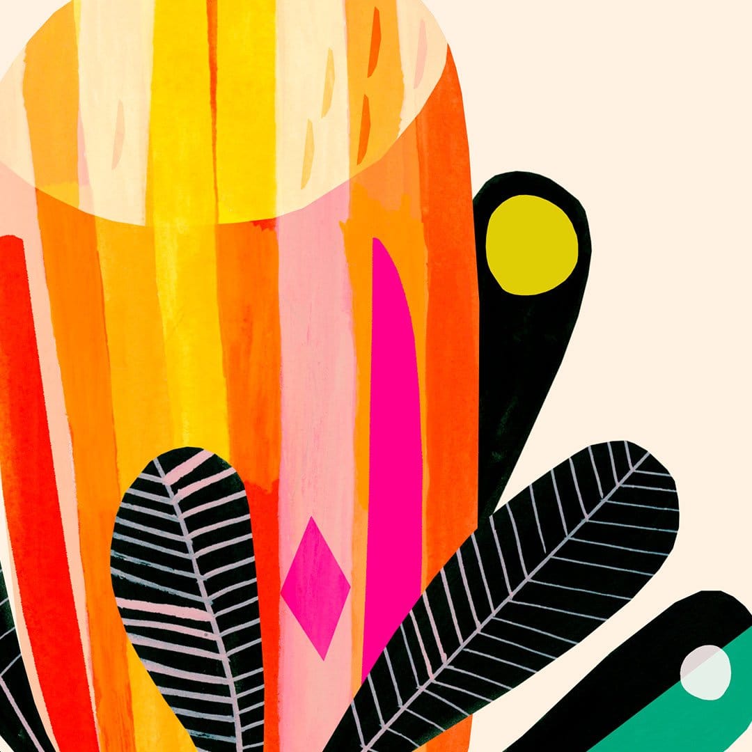Banksia Art Print by Inaluxe