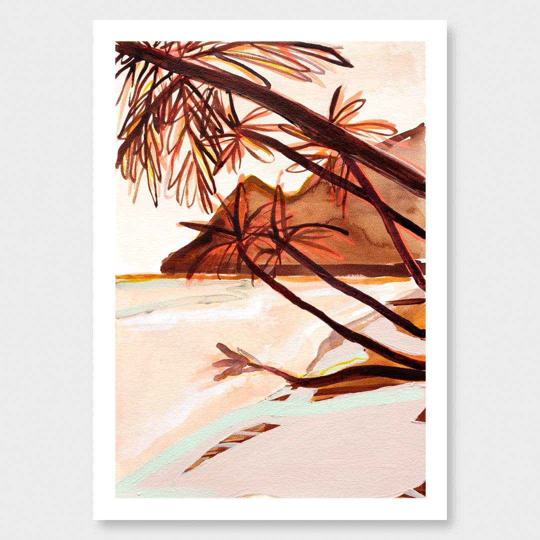 Beach Days Art Print by Jen Sievers