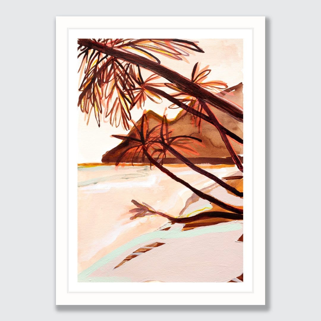 Beach Days Art Print by Jen Sievers