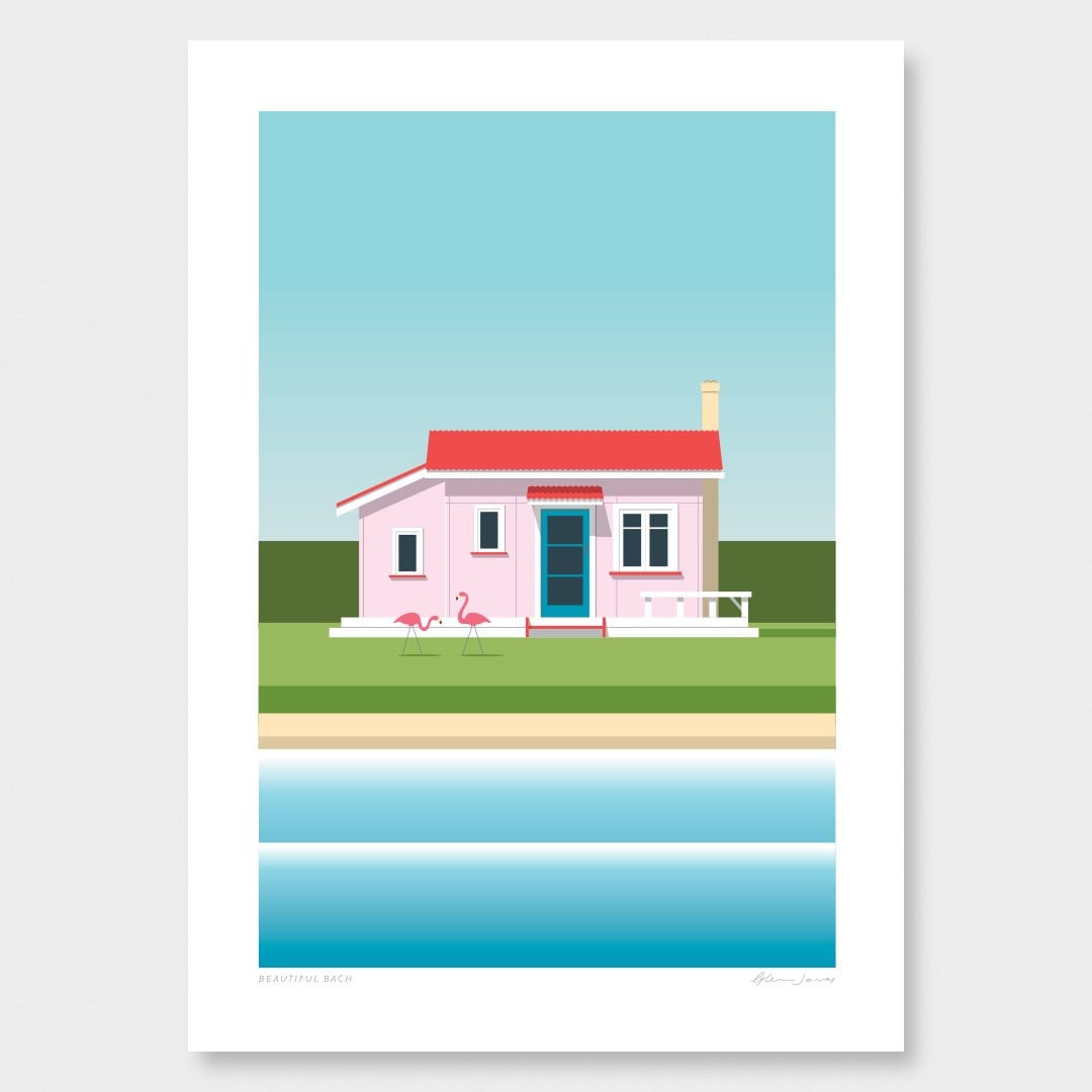 Beautiful Bach Art Print by Glenn Jones