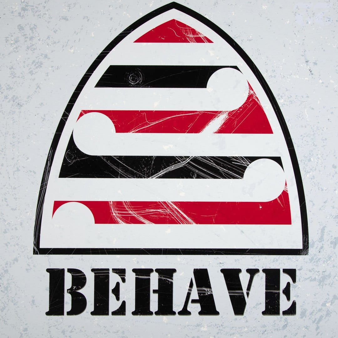 Behave Limited Edition Screen Print by Weston Frizzell