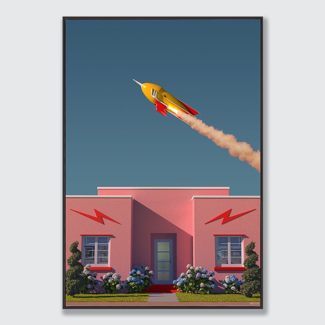 Blast Off Limited Edition Canvas Print by Simon Stockley