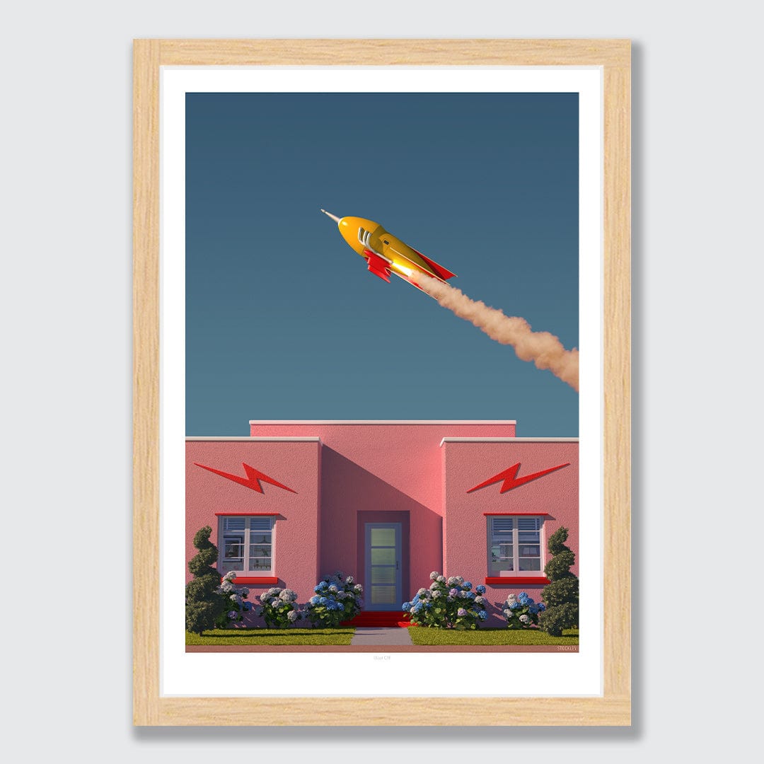 Blast Off Art Print by Simon Stockley