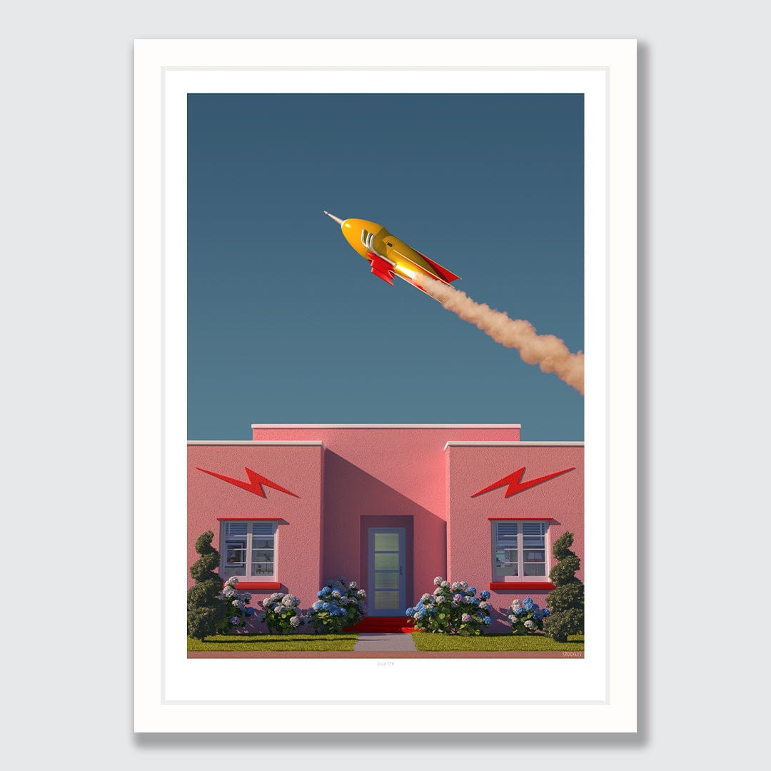 Blast Off Art Print by Simon Stockley