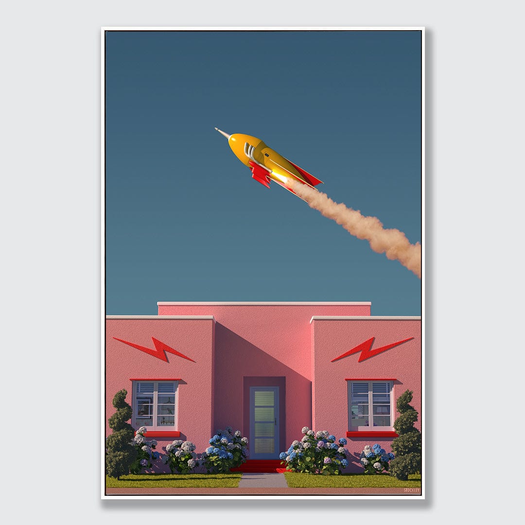 Blast Off Limited Edition Canvas Print by Simon Stockley