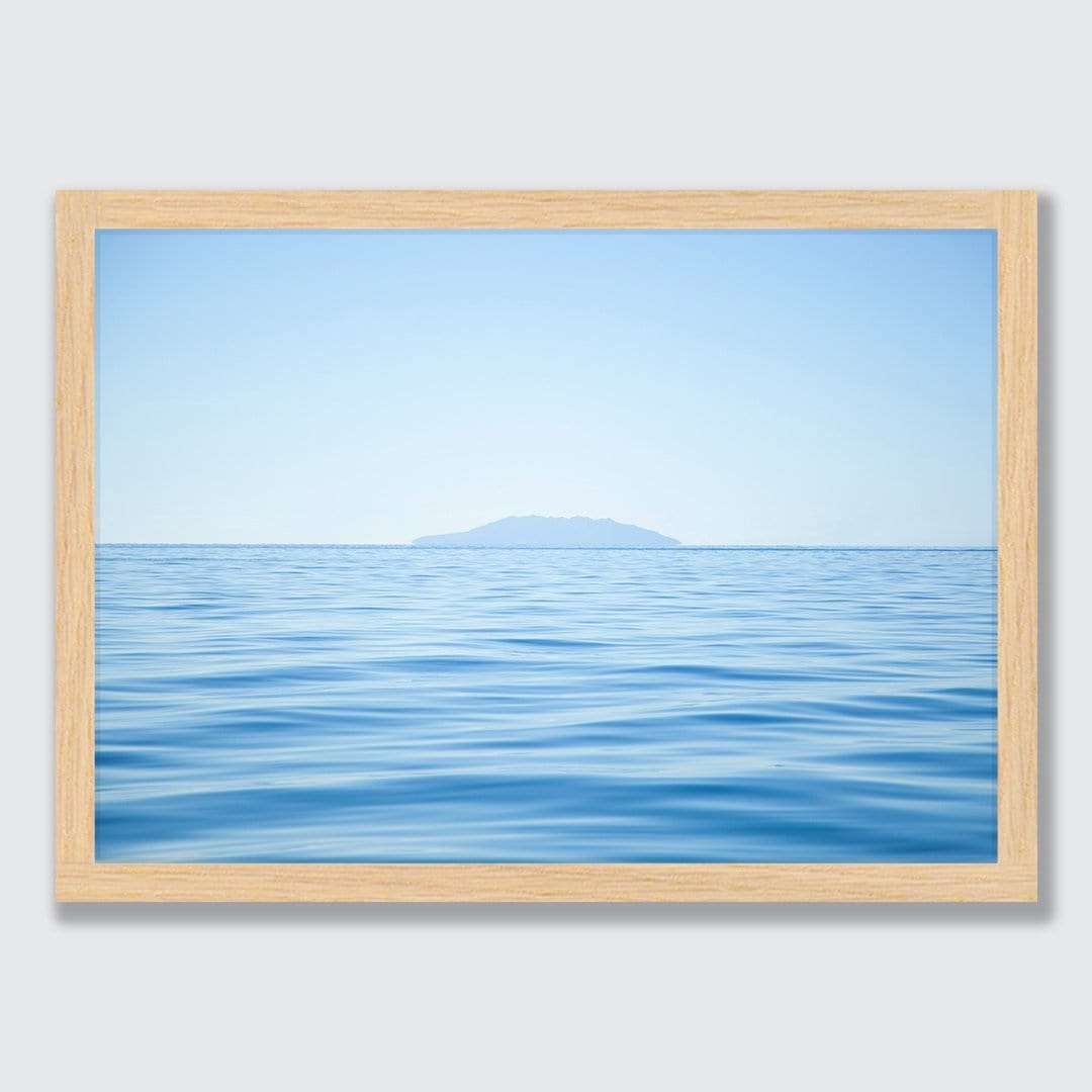 Blue Barrier Photographic Art Print by Elliot Alexander