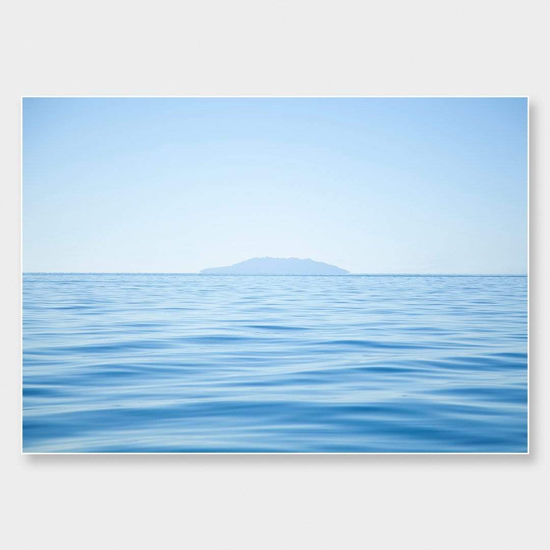 Blue Barrier Photographic Art Print by Elliot Alexander