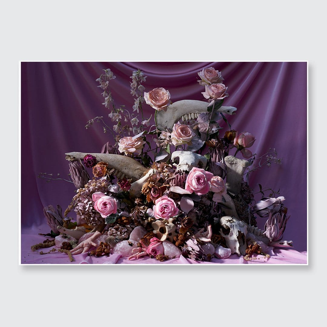 Blush Shrine and Collected Bones Photographic Print by Georgie Malyon