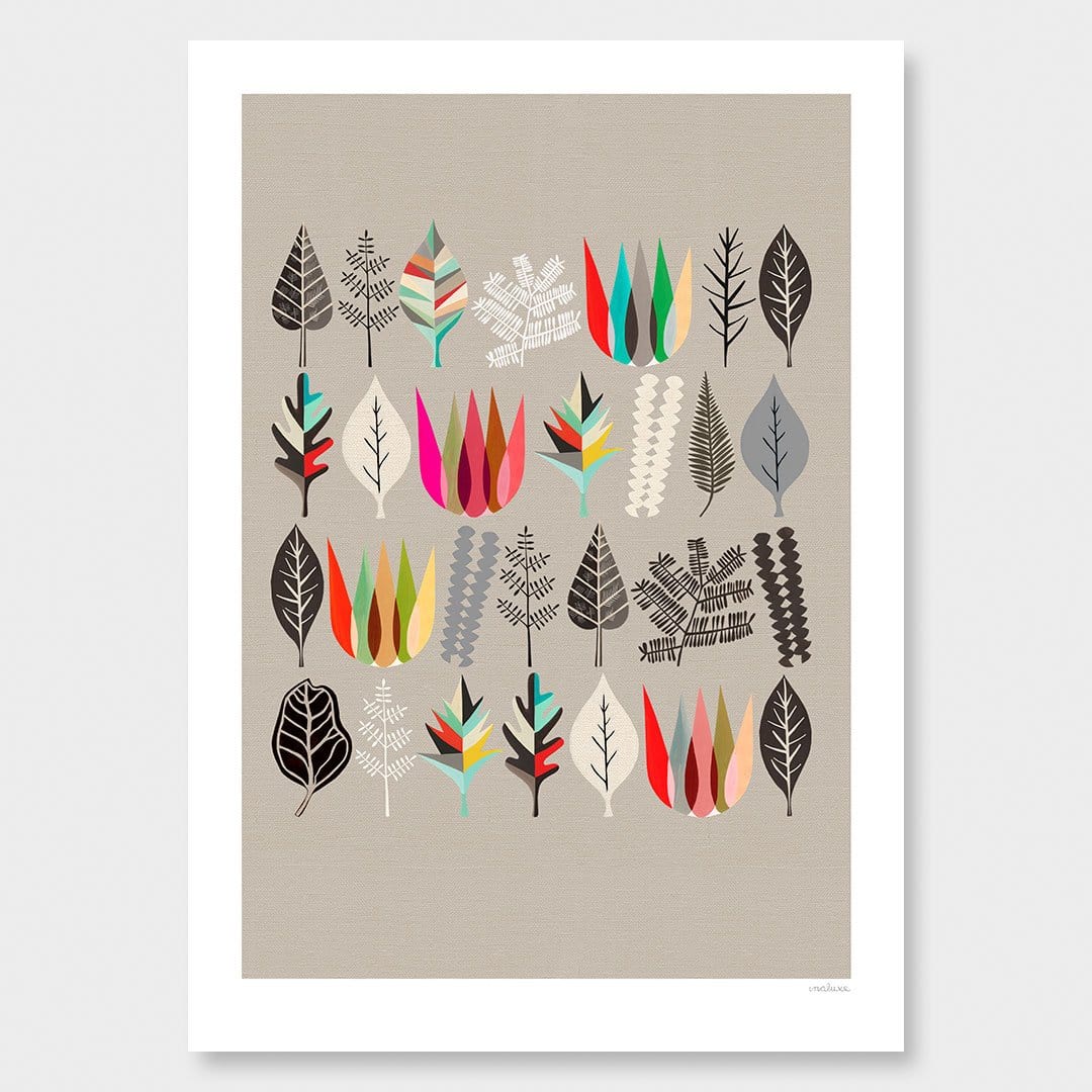 Botanical Assembly Print by Inaluxe