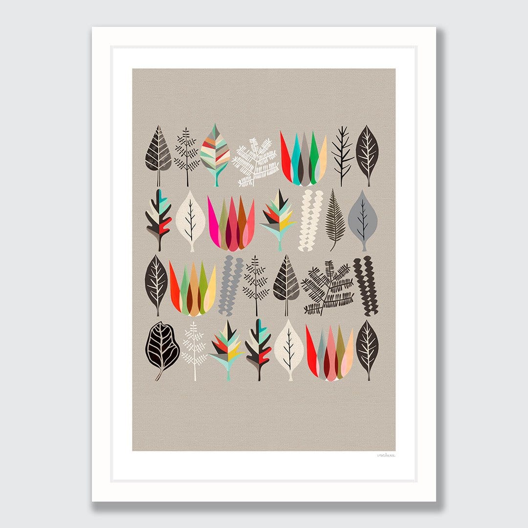 Botanical Assembly Print by Inaluxe