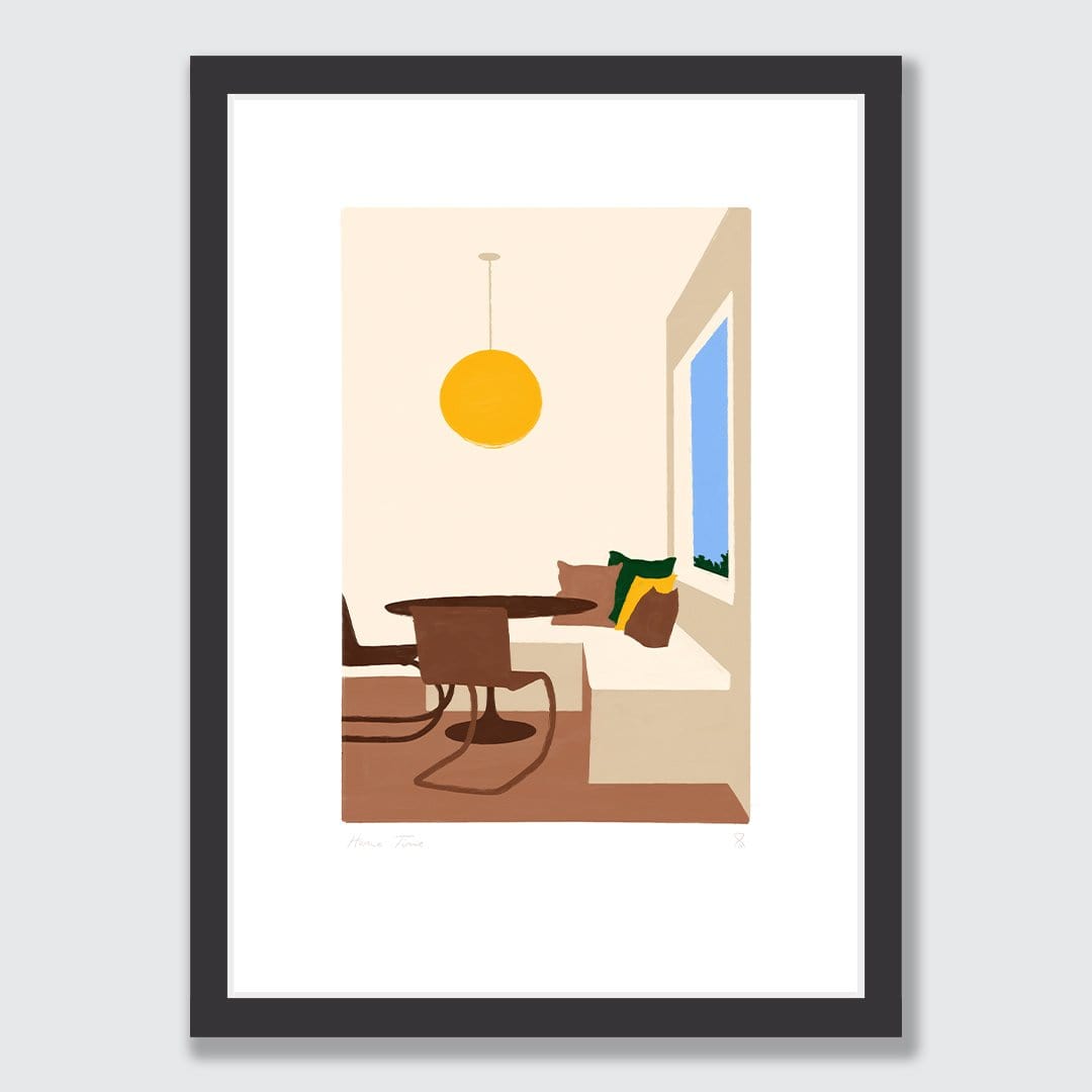 Breakfast Nook Art Print by Home Time