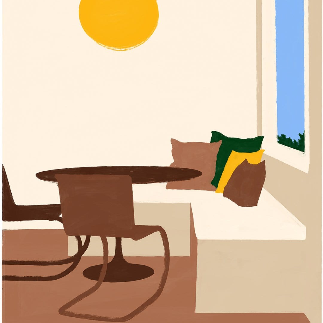 Breakfast Nook Art Print by Home Time