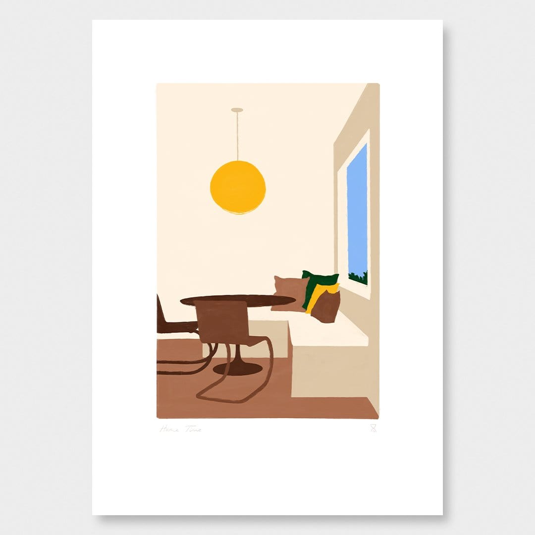 Breakfast Nook Art Print by Home Time