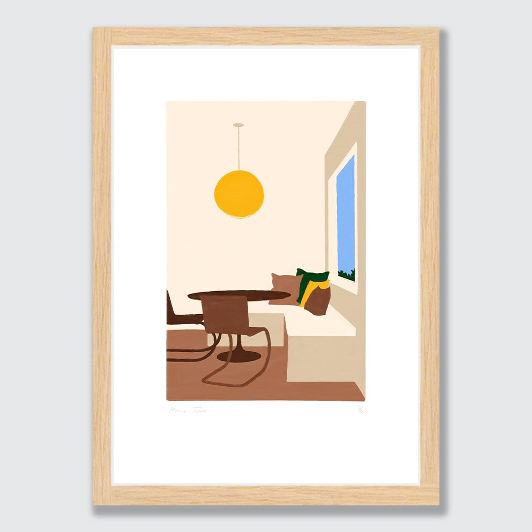 Breakfast Nook Art Print by Home Time