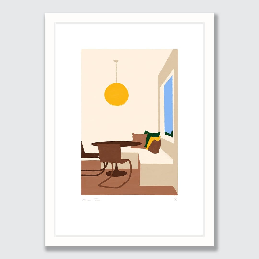 Breakfast Nook Art Print by Home Time