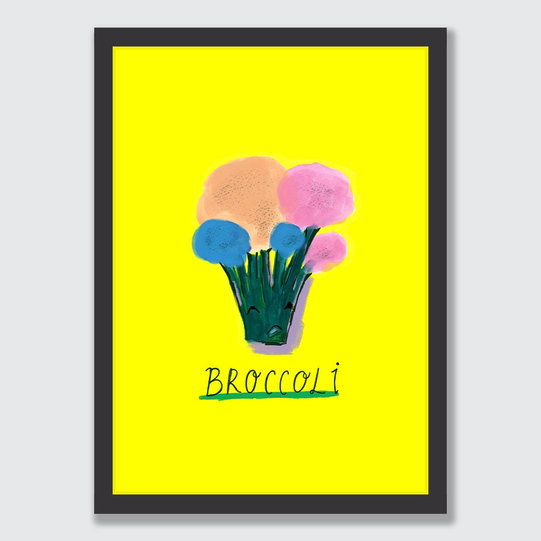 Broccoli Art Print by Crissie Rodda