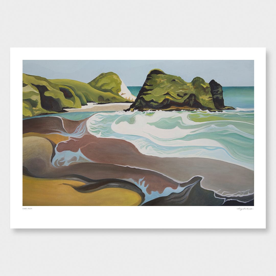 Camel Rock Art Print by Guy Harkness