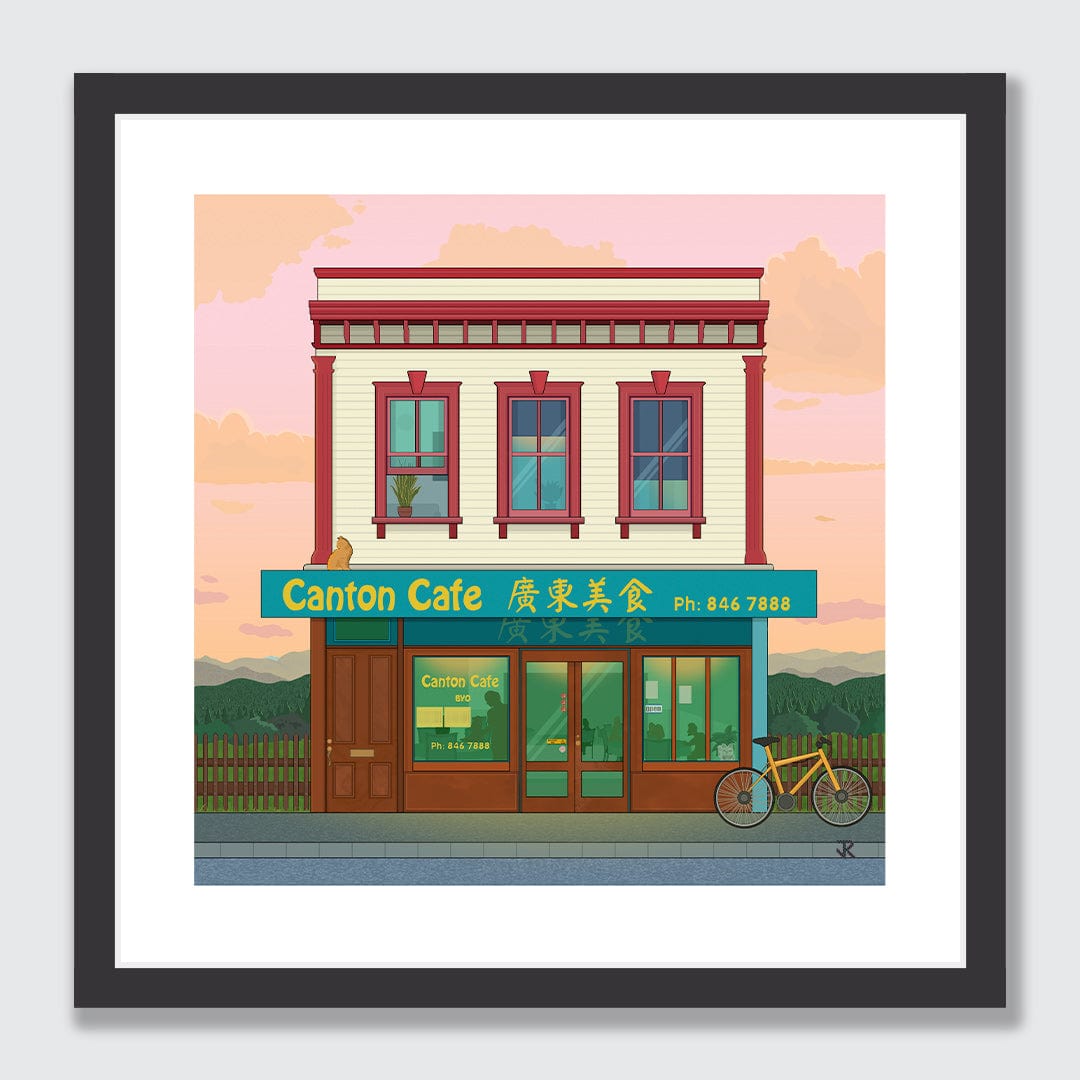 Canton Cafe Art Print by Jonnie Ritchie