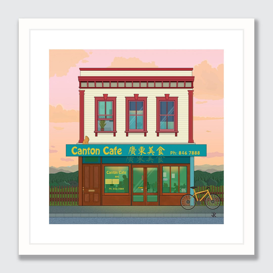 Canton Cafe Art Print by Jonnie Ritchie