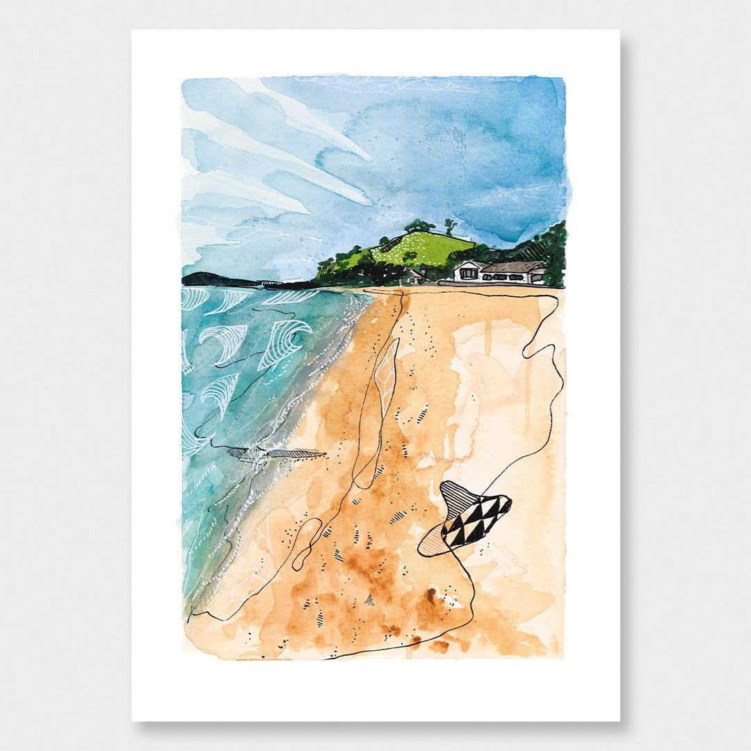 Cheltenham Beach Art Print by Makus Art