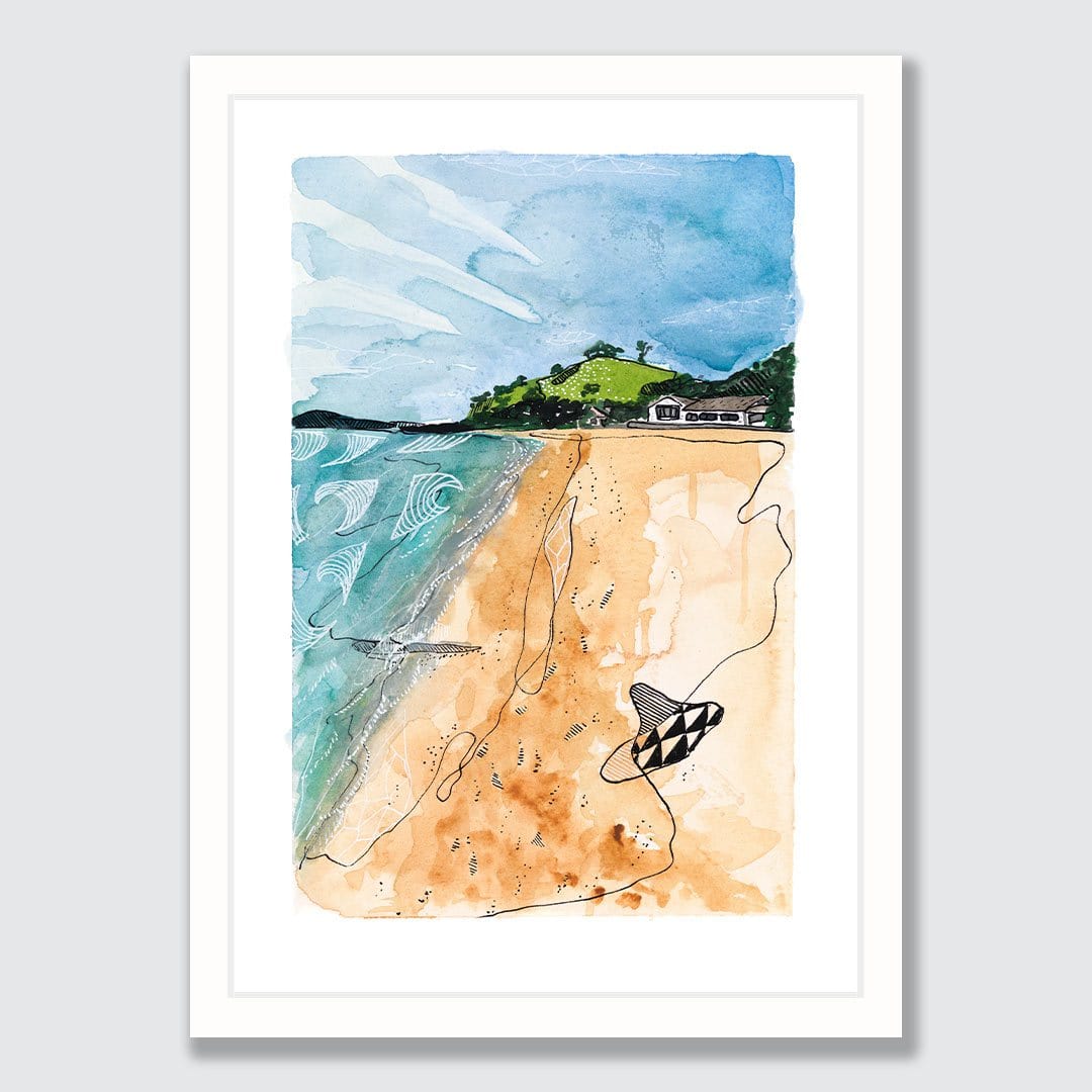 Cheltenham Beach Art Print by Makus Art