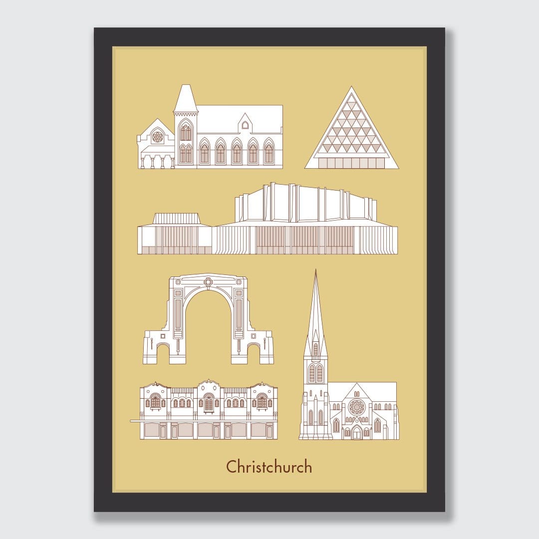 Christchurch Art Print by Hamish Thompson