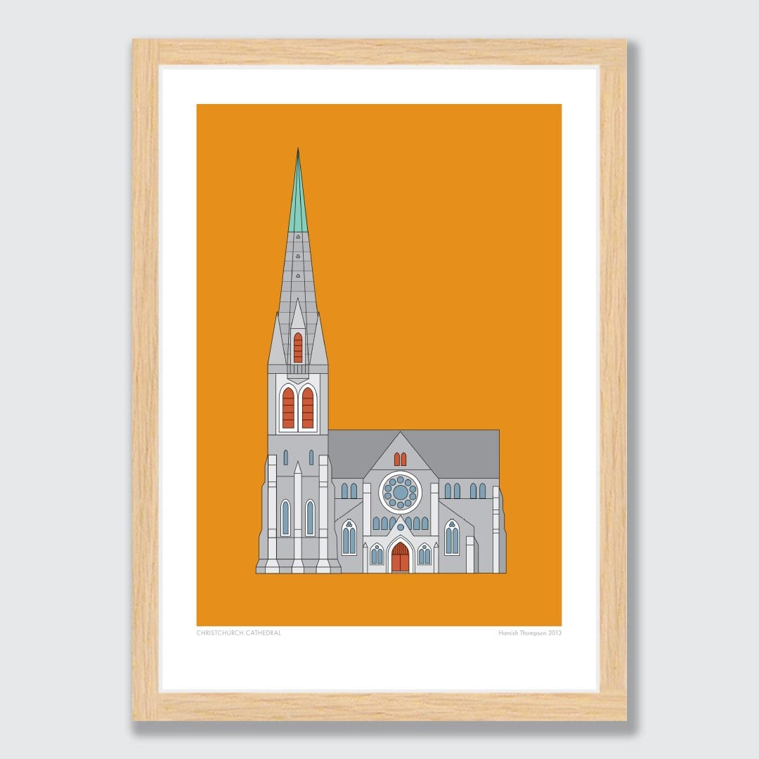 Christchurch Cathedral Art Print by Hamish Thompson