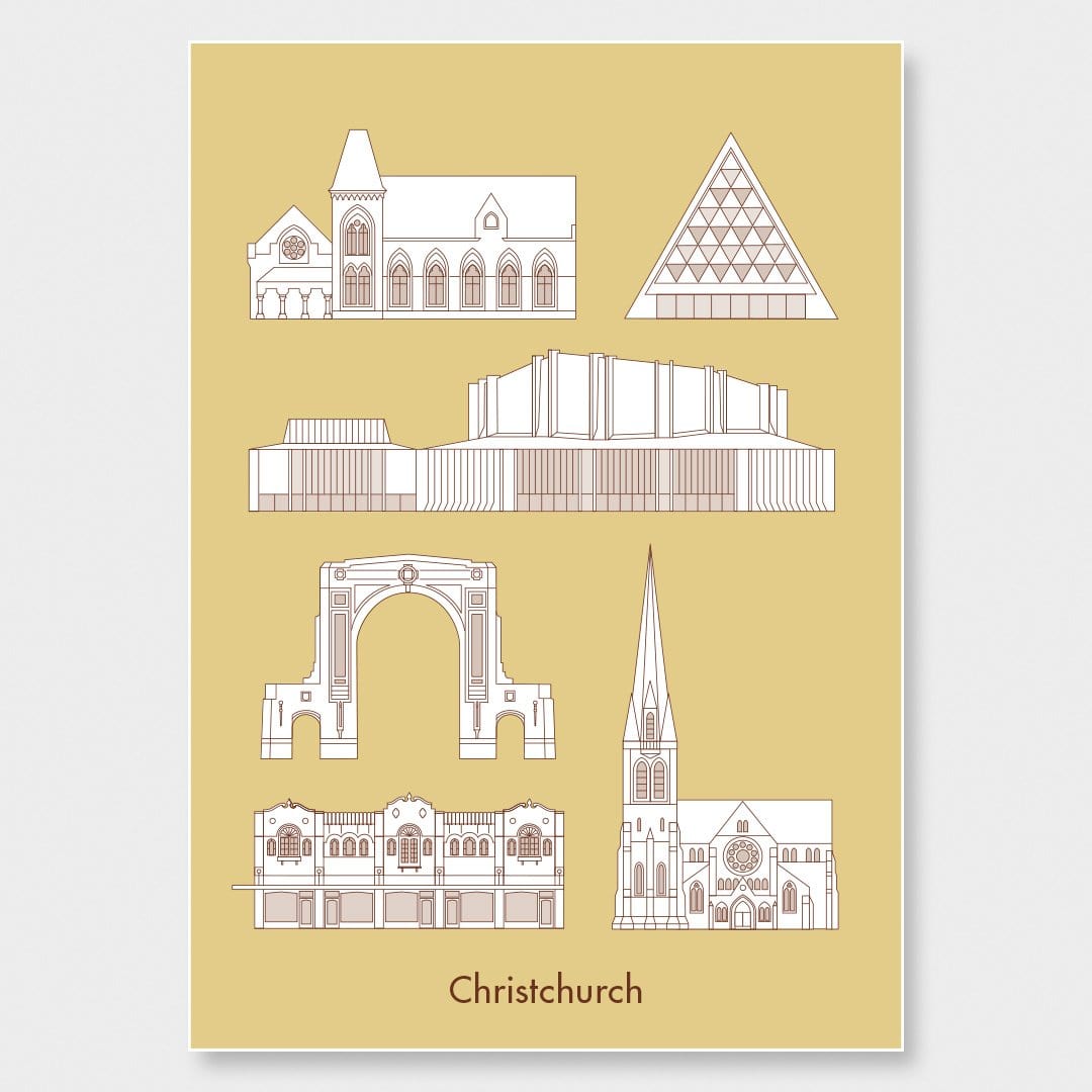Christchurch Art Print by Hamish Thompson