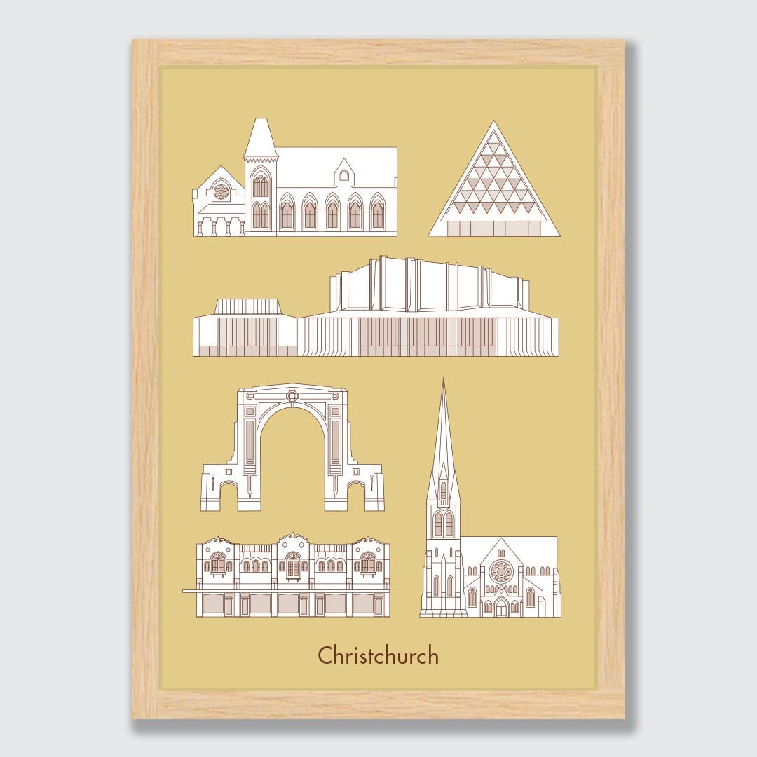 Christchurch Art Print by Hamish Thompson