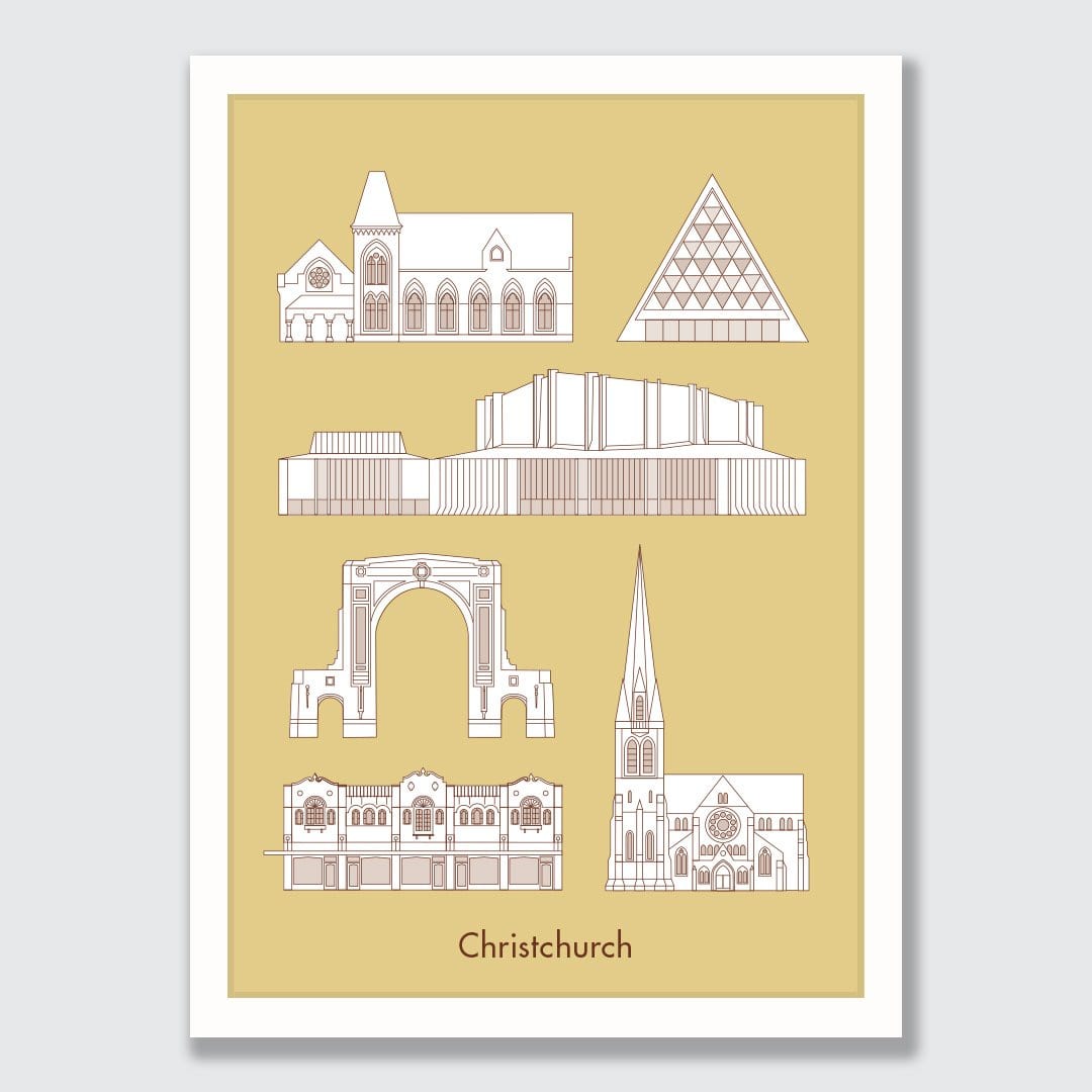 Christchurch Art Print by Hamish Thompson