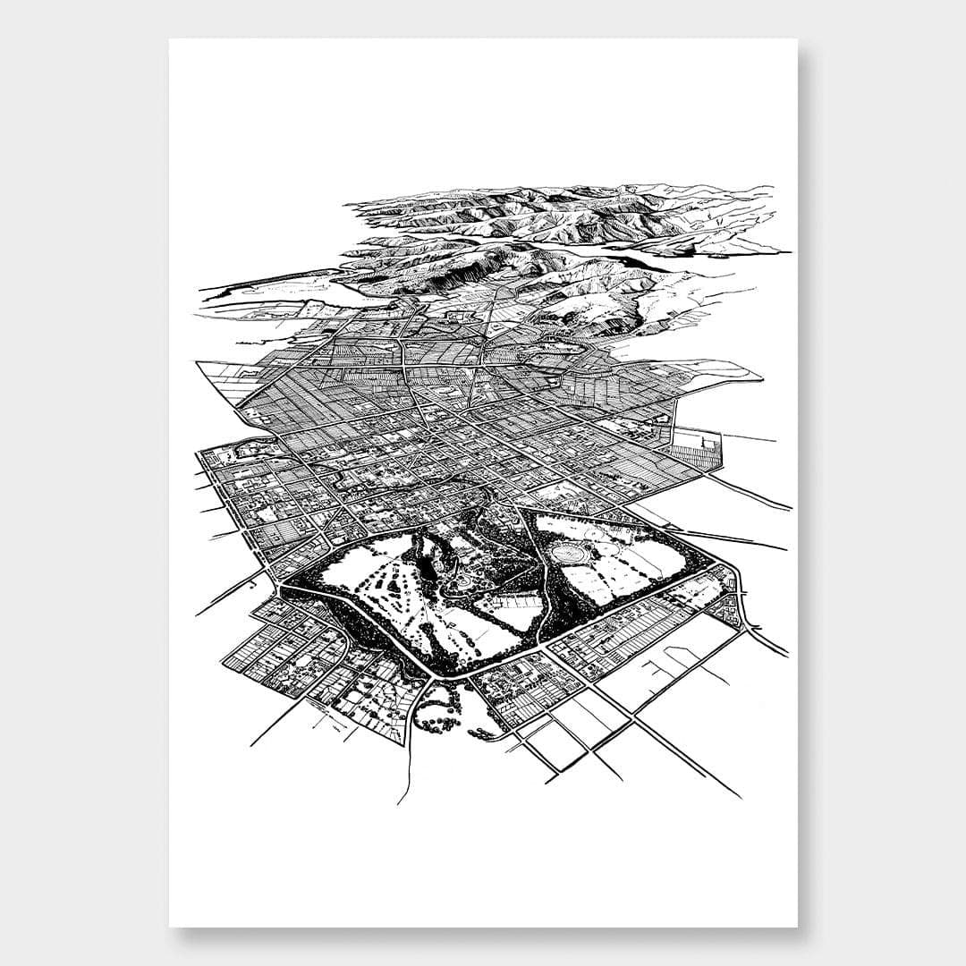 Christchurch Art Print by Citizen Art