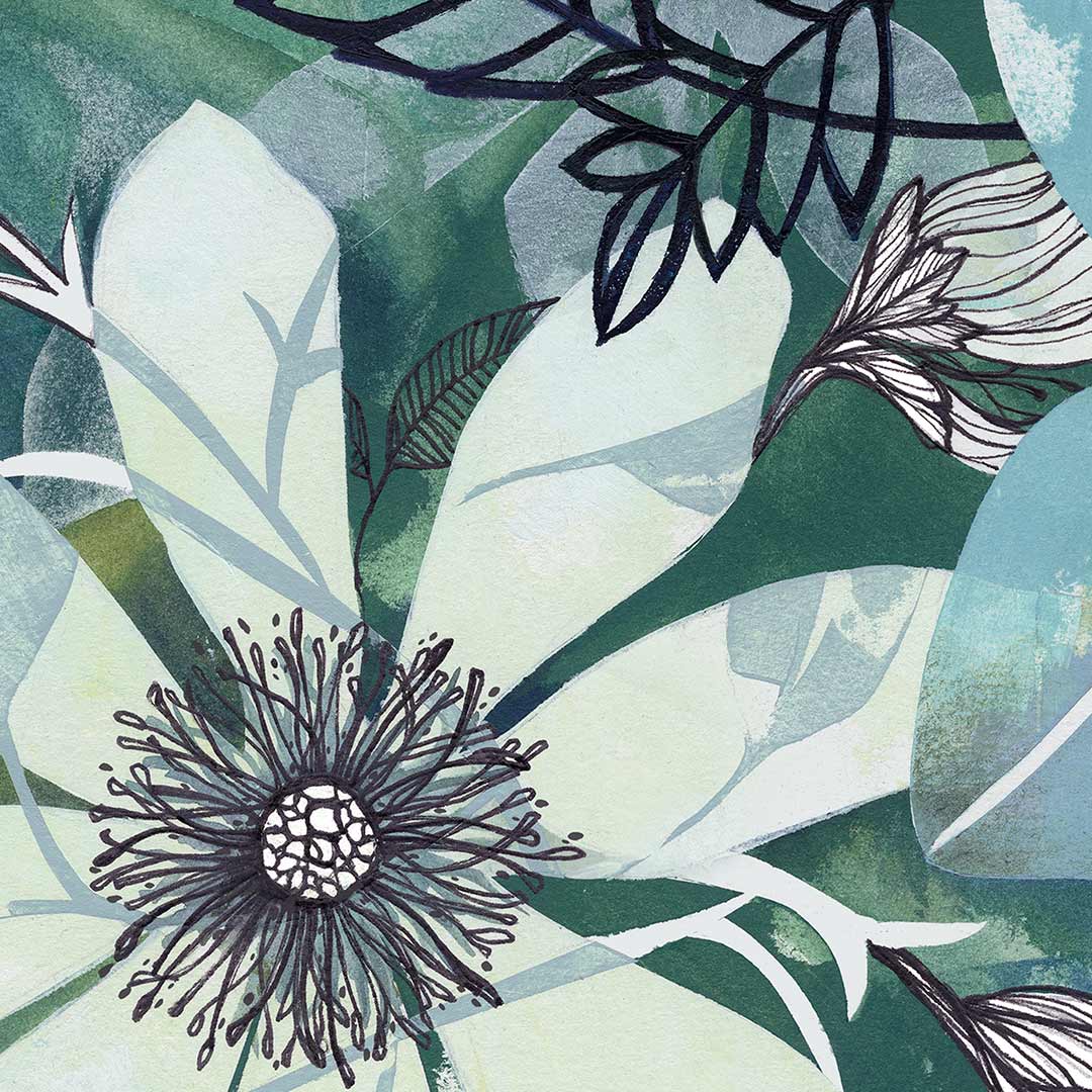 Clematis Art Print by Holly Roach