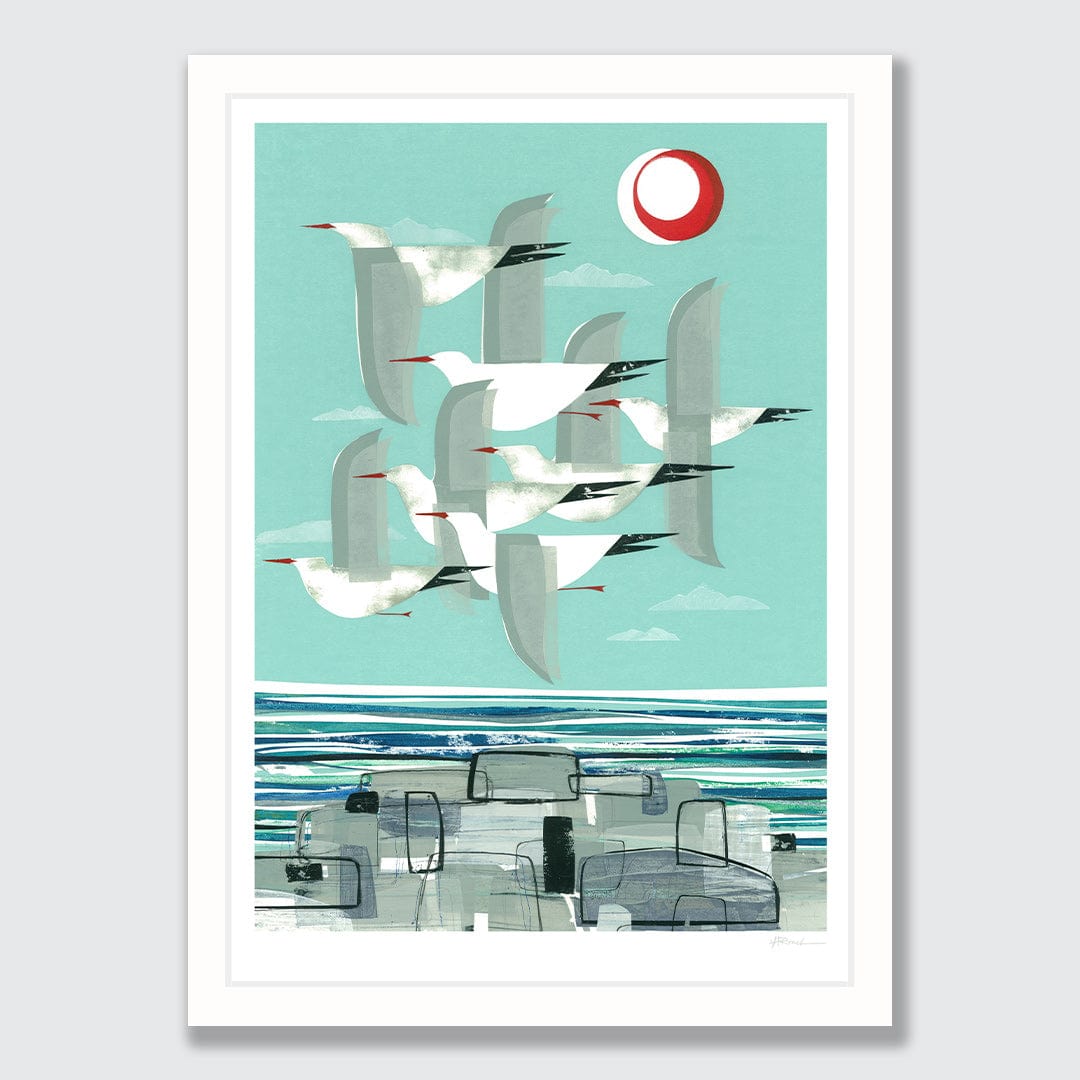 Coastguards Art Print by Holly Roach