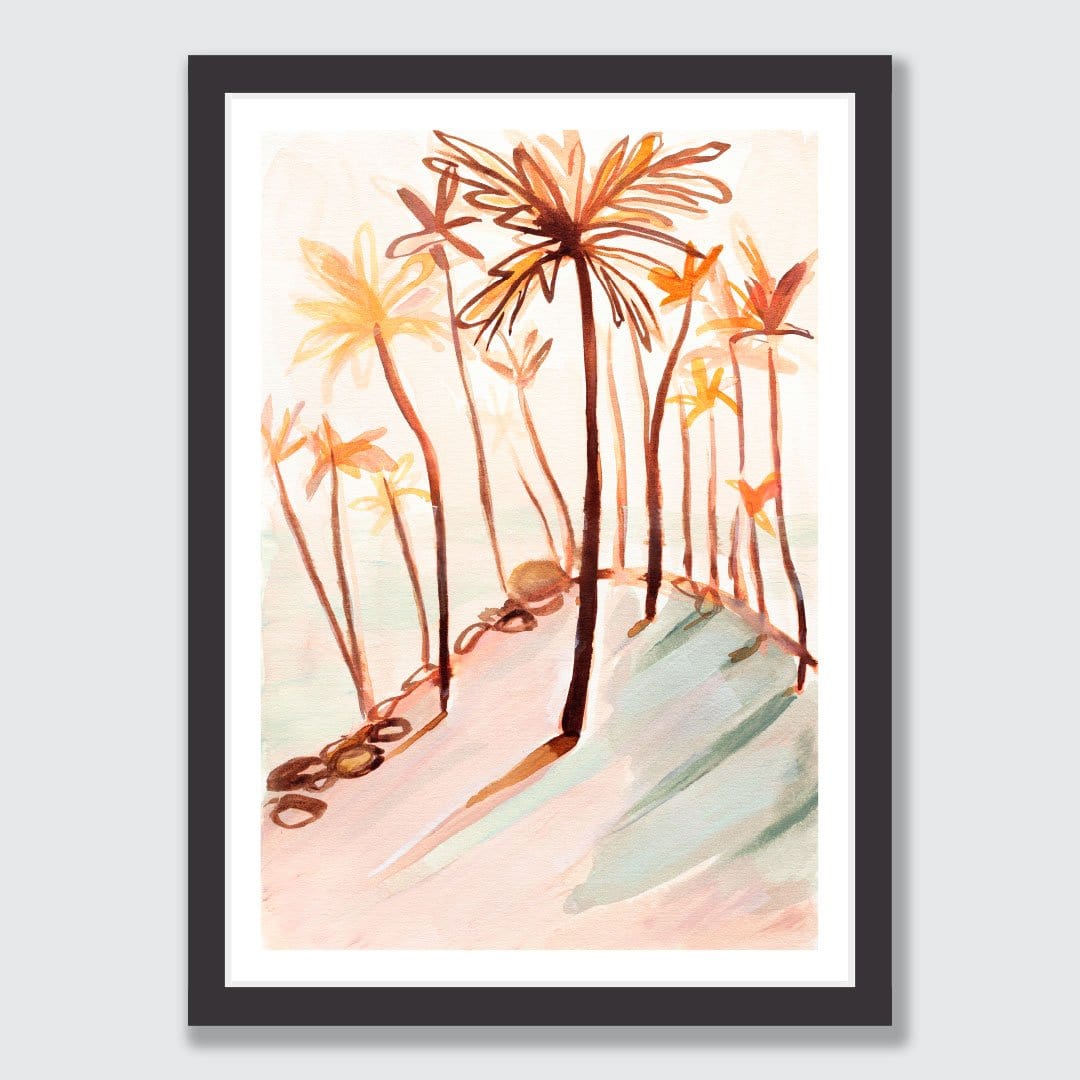 Coconut Tree Hill Art Print by Jen Sievers