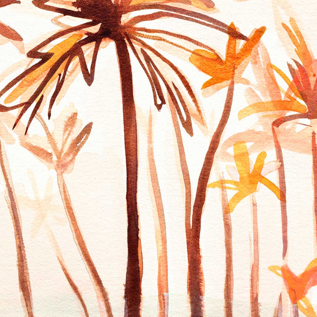 Coconut Tree Hill Art Print by Jen Sievers