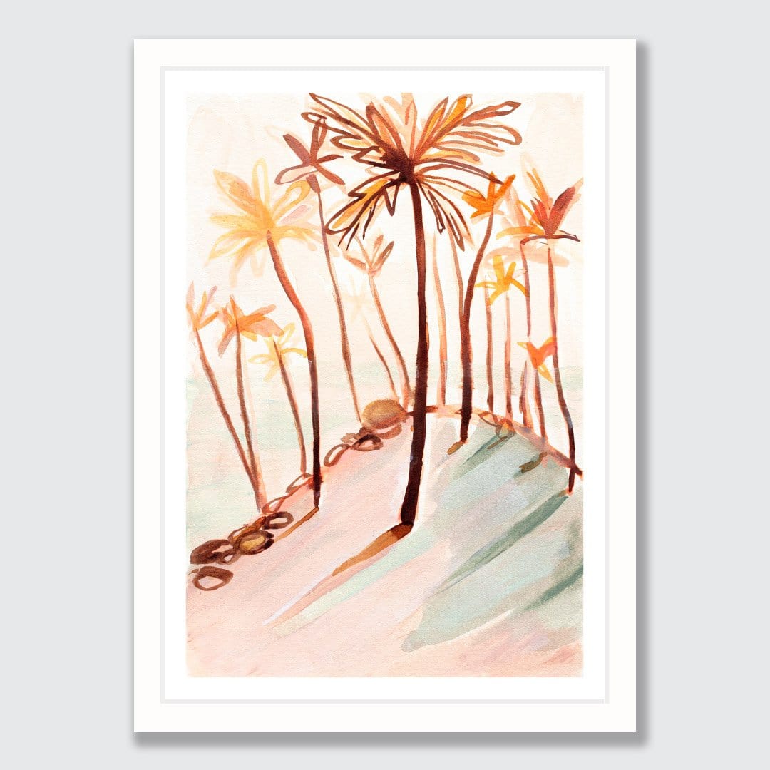 Coconut Tree Hill Art Print by Jen Sievers