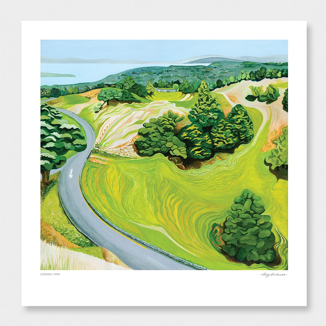 Cornwall Park Art Print by Guy Harkness