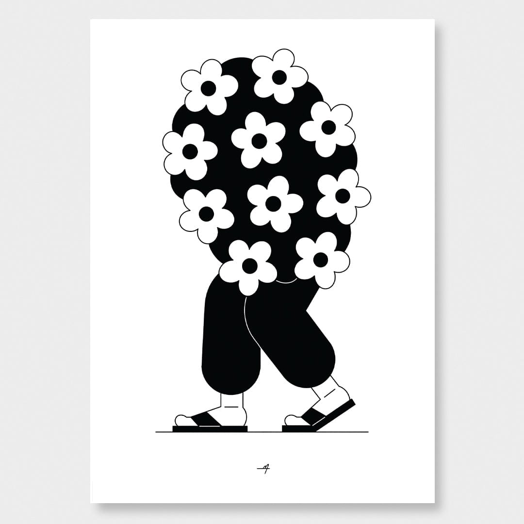 Daisy Boy Art Print by Matt Jennings