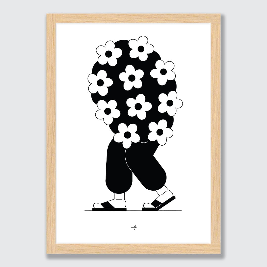 Daisy Boy Art Print by Matt Jennings